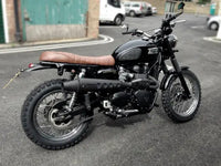 zard exhaust 2 1 full system conical high mount triumph scrambler 2016