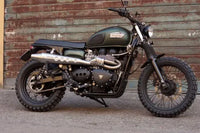 zard exhaust 2 1 full system conical high mount triumph scrambler 2016