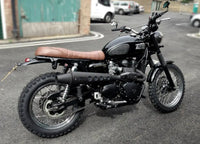 zard exhaust 2 1 full system conical high mount triumph scrambler 2016