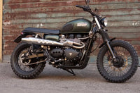 zard exhaust 2 1 full system conical high mount triumph scrambler 2016