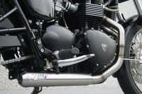 zard exhaust 2 1 full system cross version triumph scrambler bonneville thruxton 2016