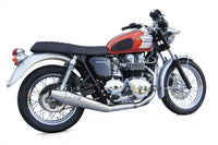 zard exhaust 2 1 full system low mount carbureted triumph thruxton scrambler 2016