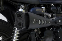 zard exhaust 2 1 full system short high mount triumph scrambler 2016