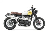 zard exhaust 2 1 full system short high mount triumph scrambler 2016