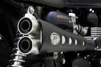 zard exhaust 2 1 full system special edition high mount triumph scrambler 2006 2016