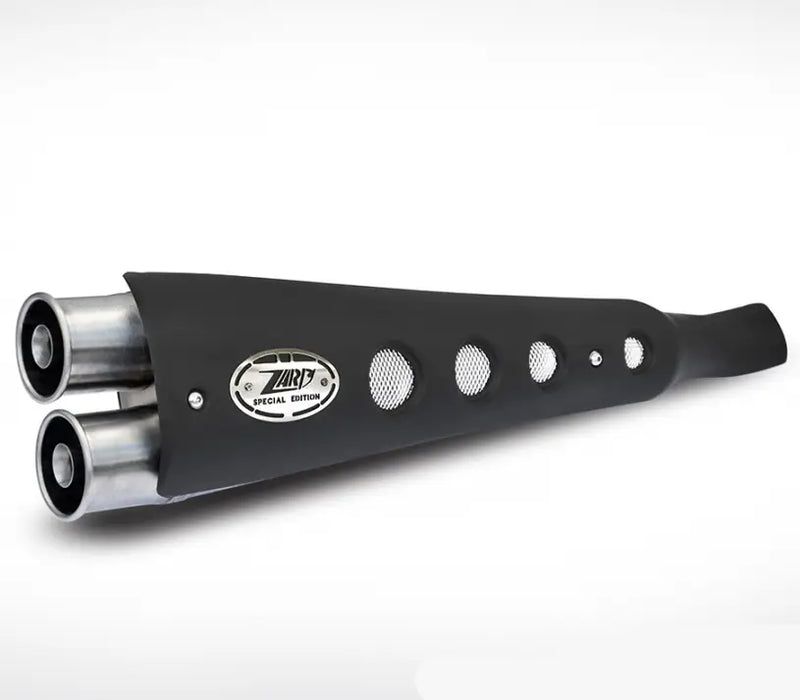 zard exhaust 2 1 full system special edition high mount triumph scrambler 2006 2016