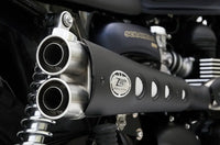 zard exhaust 2 1 full system special edition high mount triumph scrambler 2006 2016