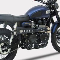 zard exhaust 2 1 full system special edition high mount triumph scrambler 2006 2016