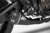 zard exhaust 2 1 short version full system yamaha mt 07 2014 2019