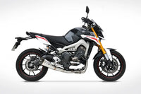 zard exhaust 2 1 short version full system yamaha mt 09 2013 2016