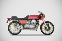 zard exhaust 2 2 full system moto guzzi le mans
