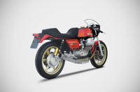 zard exhaust 2 2 full system moto guzzi le mans