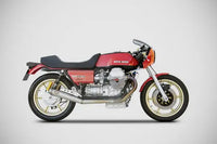 zard exhaust 2 2 full system moto guzzi le mans