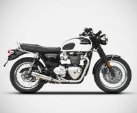 zard exhaust 2 2 full system triumph t120 2016