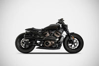 zard exhaust top gun harley davidson sportster s 2022