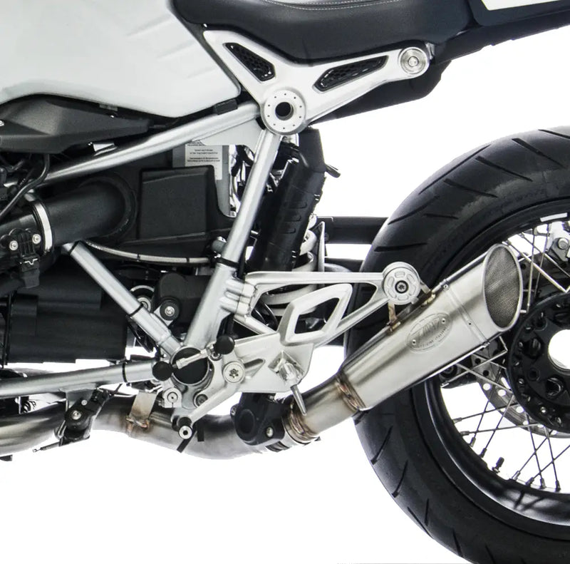 zard exhaust gp version 2 into 1 slip on bmw r ninet racer pure urban gs 2017