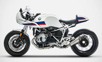 zard exhaust gp version 2 into 1 slip on bmw r ninet racer pure urban gs 2017