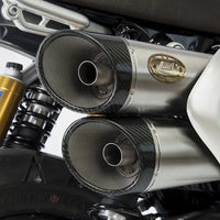 zard exhaust slip on triumph scrambler 1200