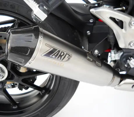 zard exhaust conical low mount slip on triumph speed triple 1050 2011
