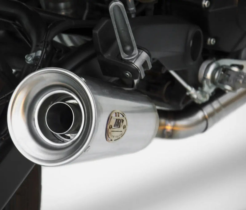 zard exhaust conical slip on ducati scrambler sixty2 2016 2019