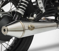 zard exhaust conical slip on moto guzzi v7 classic v7ii special stone 2008 2015