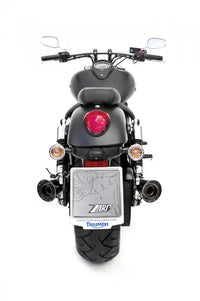 zard exhaust conical slip on triumph thunderbird 2004
