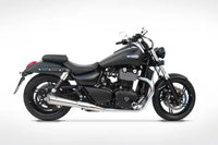 zard exhaust conical slip on triumph thunderbird 2004