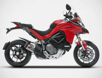 zard exhaust ducati multistrada 1260 slip on stainless steel 2019
