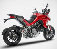 zard exhaust ducati multistrada 1260 slip on stainless steel 2019