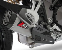 zard exhaust ducati multistrada 1260 slip on stainless steel 2019