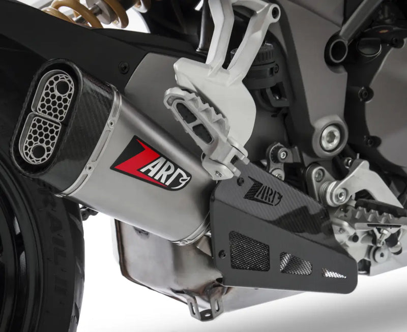 zard exhaust ducati multistrada 1260 slip on stainless steel 2019
