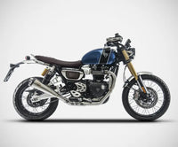 zard exhaust full system 2 1 triumph scrambler 1200