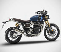 zard exhaust full system 2 1 triumph scrambler 1200