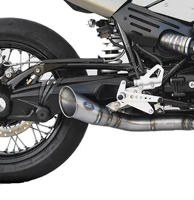 zard exhaust full system racing 2 into 1 to 2 bmw r ninet titanium low mount