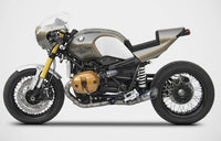 zard exhaust full system racing 2 into 1 to 2 bmw r ninet titanium low mount