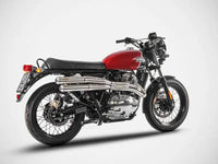 zard exhaust full system flat track royal enfield continental gt stainless steel