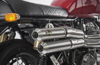 zard exhaust full system flat track royal enfield continental gt stainless steel