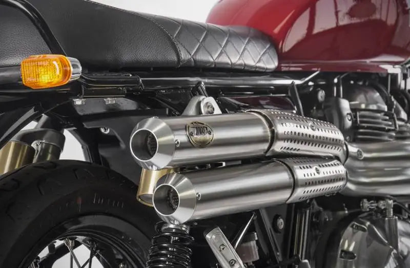 zard exhaust full system flat track royal enfield continental gt stainless steel