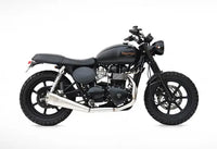 zard exhaust full system low and short style triumph scrambler thruxton 2016