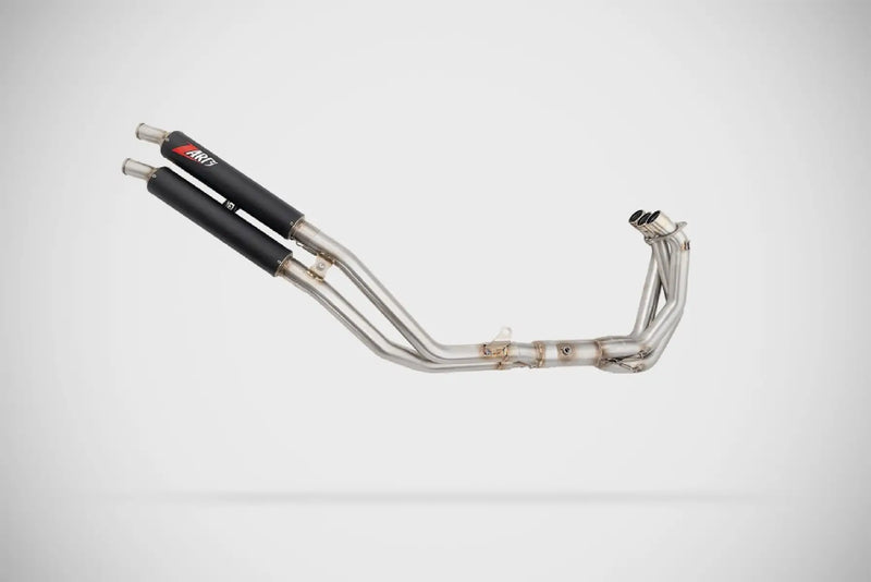 zard exhaust full system yamaha mt 09 xsr900 gp 2024 black