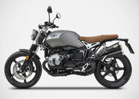 zard exhaust thunderbolt slip on bmw r ninet scrambler 2017