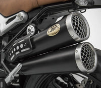 zard exhaust thunderbolt slip on bmw r ninet scrambler 2017