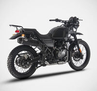 zard exhaust high mount slip on royal enfield himalayan