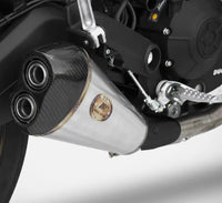 zard exhaust low mount slip on ducati monster 797 2017 2019