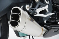 zard exhaust low mount slip on triumph street triple 2013 2016