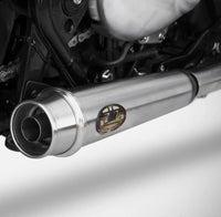 zard exhaust n 2 slip on kit triumph bobber 2017 2023