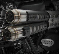zard exhaust n 2 slip ons triumph street scrambler 2017 2019