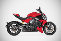zard exhaust predator full system kit ducati diavel v4 2023 2024