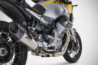 zard exhaust racing slip on moto guzzi stelvio 2024 titanium