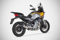 zard exhaust racing slip on moto guzzi stelvio 2024 titanium